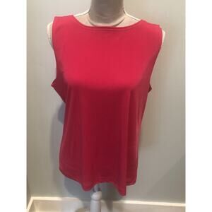 Chico’s Additions Hot Pink Sleeveless Tunic Top 3 XL